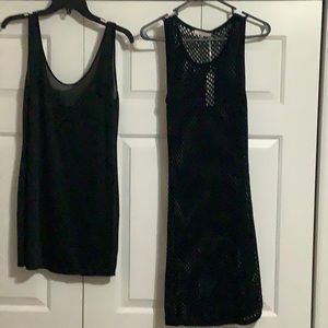 NWT Small Trina by Trina Turk Dress or Coverup in Black.